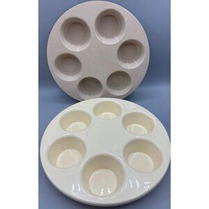 Microware Rubbermaid Microwave Cookables Muffin Pans Set Of 2 Plastic